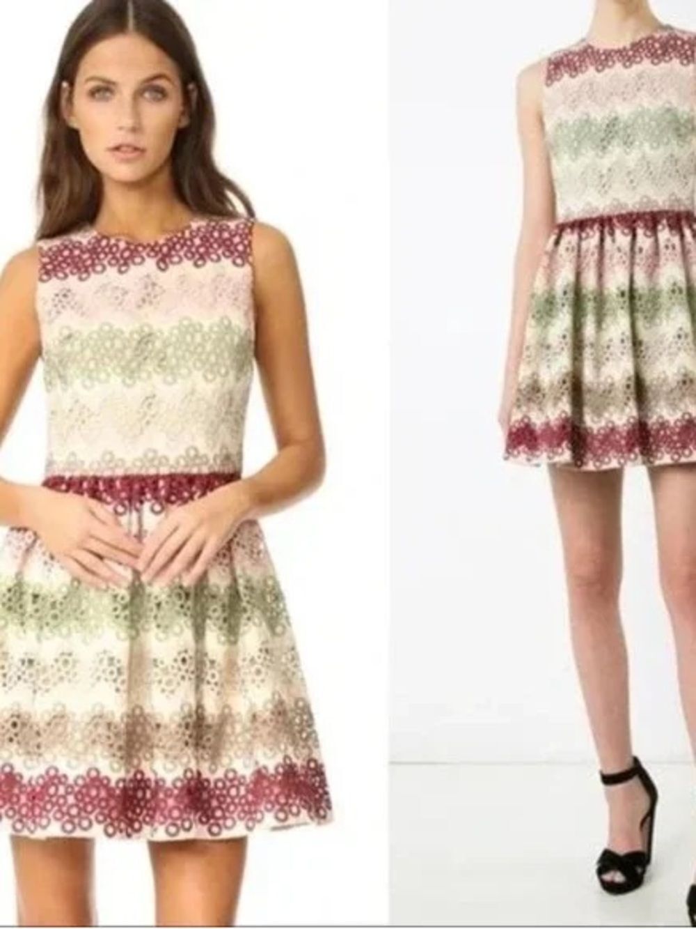 Alice + Olivia Joyce Lace Party Dress
